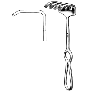 Buy Sklar 60 6090 Ollier Rake Retractor 4 Blunt Prongs 56mm X 40mm