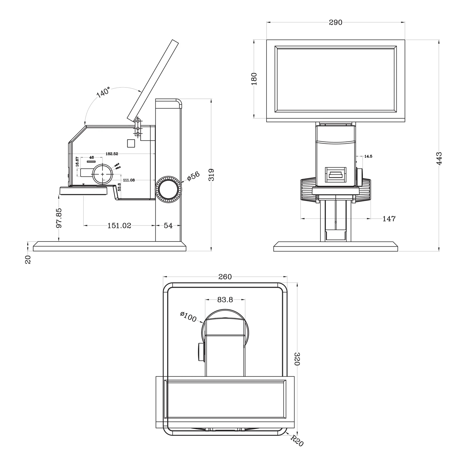 dimensions