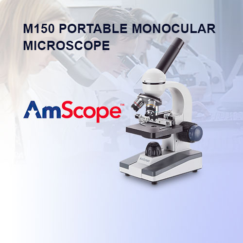 AmScope M150 - A Portable Monocular Microscope for Students