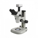 Trinocular Zoom Stereo Microscope on LED Stand_noscript