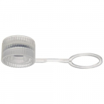 safePort O-Ring Loop Tube Cap, High Profile, Clear