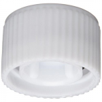 safePort O-Ring Tube Cap, High Profile, White