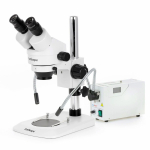 Binocular Stereo Microscope 7X-90X Halogen 150W_noscript