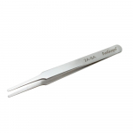 High Precision 4-1/2" Tapered Flat Tip Tweezers