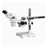 2X-45X Zoom Microscope with Single-Arm Boom Stand