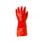 15-554 Chemical-Resistant Gloves, Size 10, Red