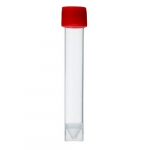Sample Collection Tube, 10ml, Red Cap, Sterile