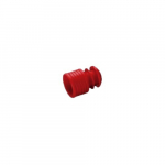 Non-Sterile Cap, 12x17.5mm Red Polyethylene_noscript
