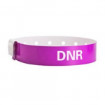 Poly Narrow Bands Purple DNR, 5/8" x 10"