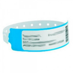 Poly Shield Wristbands, Blue, 1-1/4" x 11-3/4"