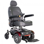 Dualer Full-Size Power Wheelchair, RedP312A-ARMAB