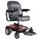 Ez-Go Portable Travel Power Chair, Red