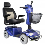 Pioneer 4 Four-Wheel Scooter, Blue