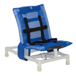 Articulating Bath Chair with Casters_noscript
