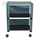 2-Shelf Mini-Linen Cart, Mesh Cover