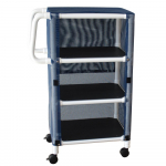 3-Shelf Mini-Linen Cart with Mesh_noscript