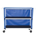 2-Shelf Jumbo Linen Cart with Area system