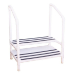 MRI Double Step Stool with 2 Hand Rails