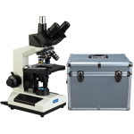 40X-2500X Trinocular Microscope with Aluminum Case