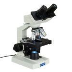 Trinocular Microscope with Double Layer Mechanical Stage