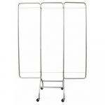 Mobile 3 Panel Privacy Screen with Casters