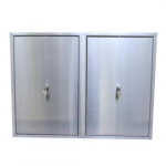 Large Twin Double Door Narcotic Cabinet with 8 Shelves