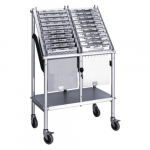 Aluminum Wheeled Chart Carrier Only, 2 Tier