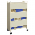 Economy Privacy Style Chart Rack Only, 30 Capacity{part}