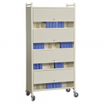 Economy Privacy Style Chart Rack Only, 40 Capacity{part}