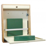 Elite Natural Wood Frame Wall Desk Only, Self Close291533OAK