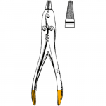 TC Wire Puller, Double Action, Flat Tips 4 mm, 7"