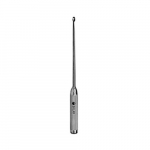 10" Bone Curette Oval Cup Straight, 6mm