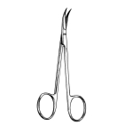 Alar Cartilage Scissors, Curved, Sharp, 4-3/4"