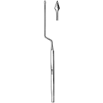 Lucae Tympanum Needle Straight, Bayonet Shape, 7"