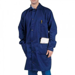 Cotton Jacket w/ Snap Front Closure, Navy/Blue, XL
