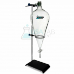 Borosilicate Glass Separatory Funnel, 1L