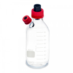 Complete Glass Bottle with 2 Necks BMP