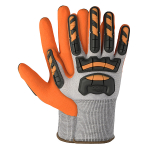 Cut Resistant Impact Gloves Dipped Nitrile Large
