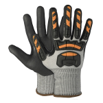 Cut Resistant Impact Gloves Nitrile Dipped Small