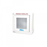 AED Plus Standard Metal Wall Cabinet with Zoll Logo