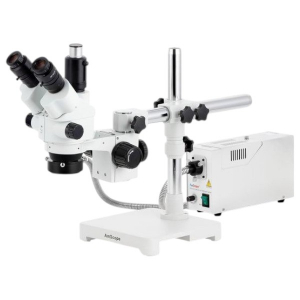 Buy AmScope SM-3NTPYY-FOD-3M, SM-3 Trinocular Microscope with 150W ...