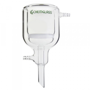 Buy Chemglass Cg Ml Filter Funnel Jacketed Medium Frit