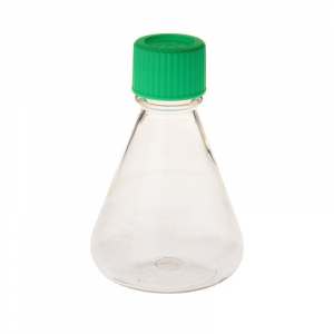 Chemglass Life Sciences Flask, Erlenmeyer, 250mL, Sterile, Baffled,  Polycarbonate