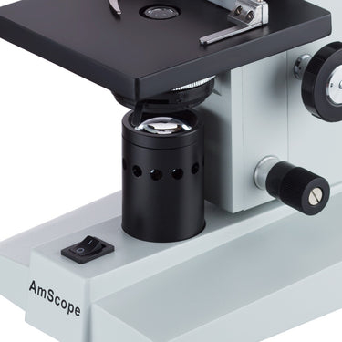 Buy AmScope B100C-MS-SP14-CLS-50P100S-WM-E1, 40X To 2500X Microscope ...