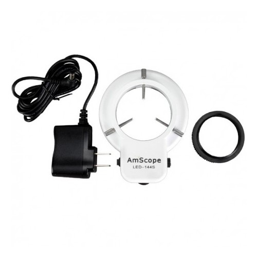 Buy AmScope LED 144S Adjustable Compact Microscope Ring Light