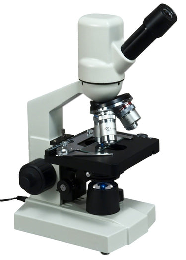 Buy Amscope Md810 40x 1000x Monocular Microscope With Led Illumination Prime Lab Med 9289