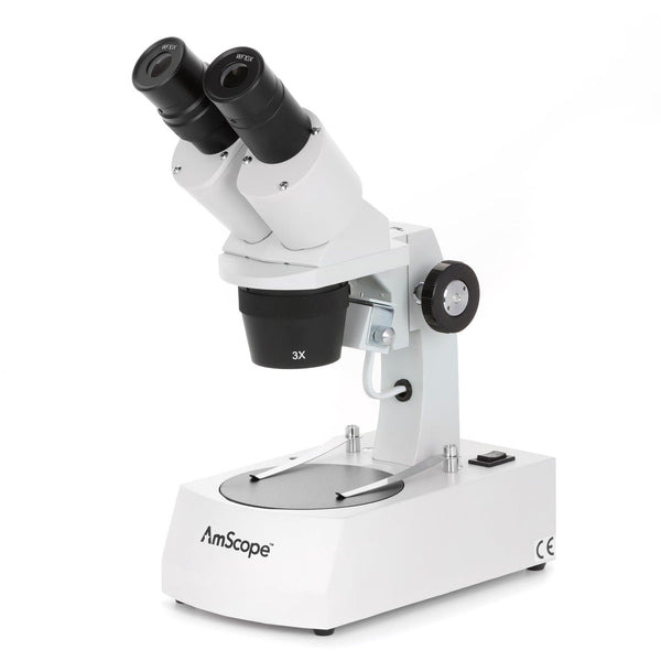 Microscope Stéréo Trinoculaire AmScope 10X-60X - Pour Bijouterie, Gemmes Avec éclairage LED/halogène