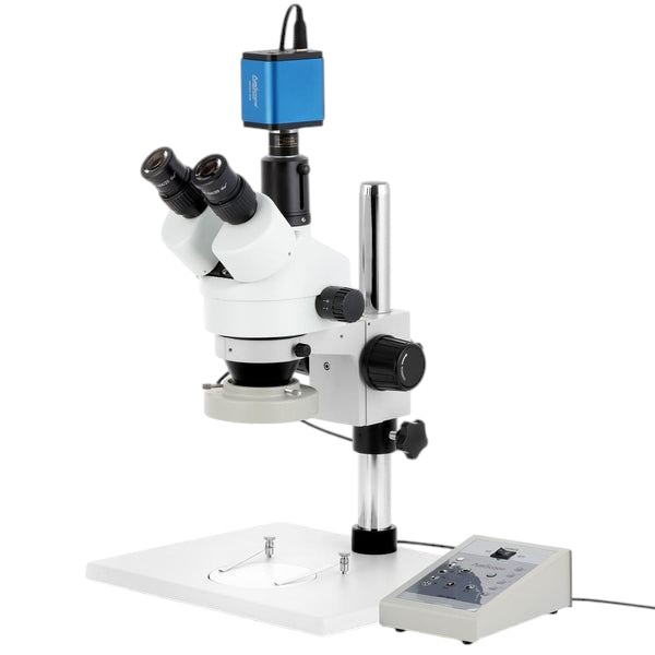 Buy AmScope SM-1TZZ-80AM-HD2, SM-1 Trinocular Stereo Microscope w/ 80 ...