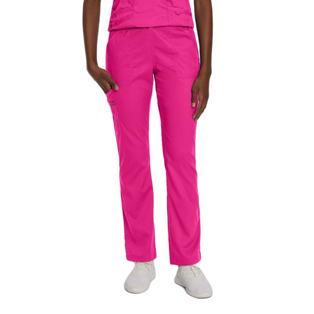 Landau - ProFlex Women's Straight-Leg Cargo Scrub Pants. 2042