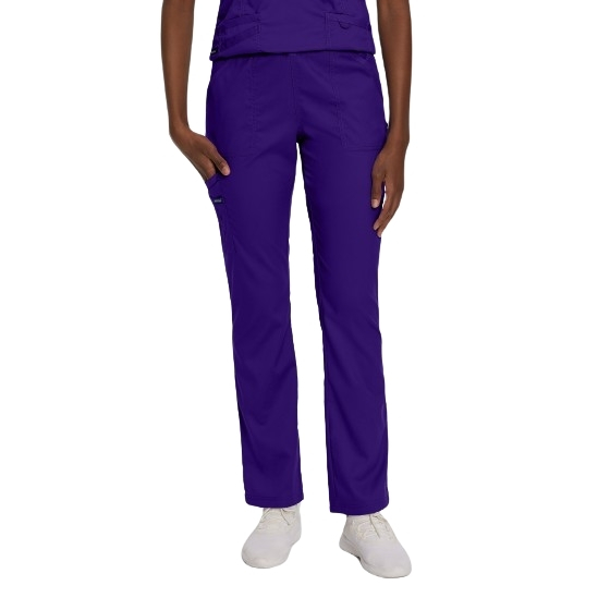 Landau - ProFlex Women's Straight-Leg Cargo Scrub Pants. 2042